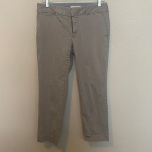 Banana Republic Cropped Chino Light Grey Size 6